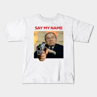 Andreotti, say my name. Kids T-Shirt